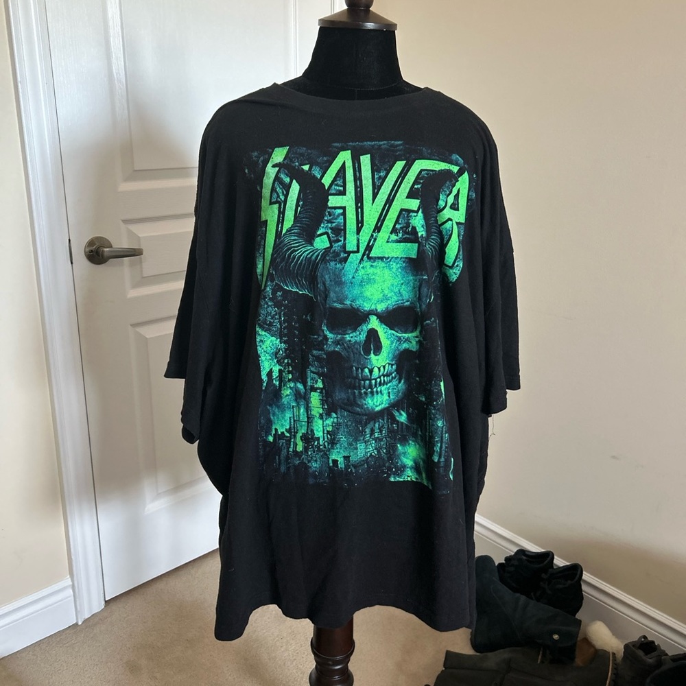 Slayer industrial demon black tee